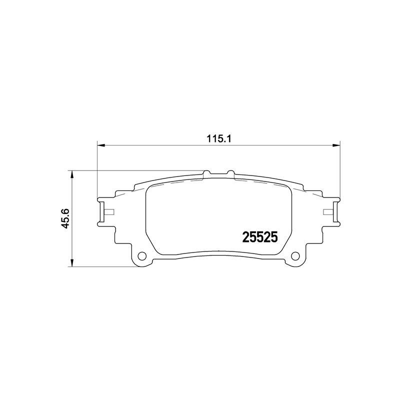BREMBO P 83 132 Klocki hamulcowe tył dla GS IS RC Crown