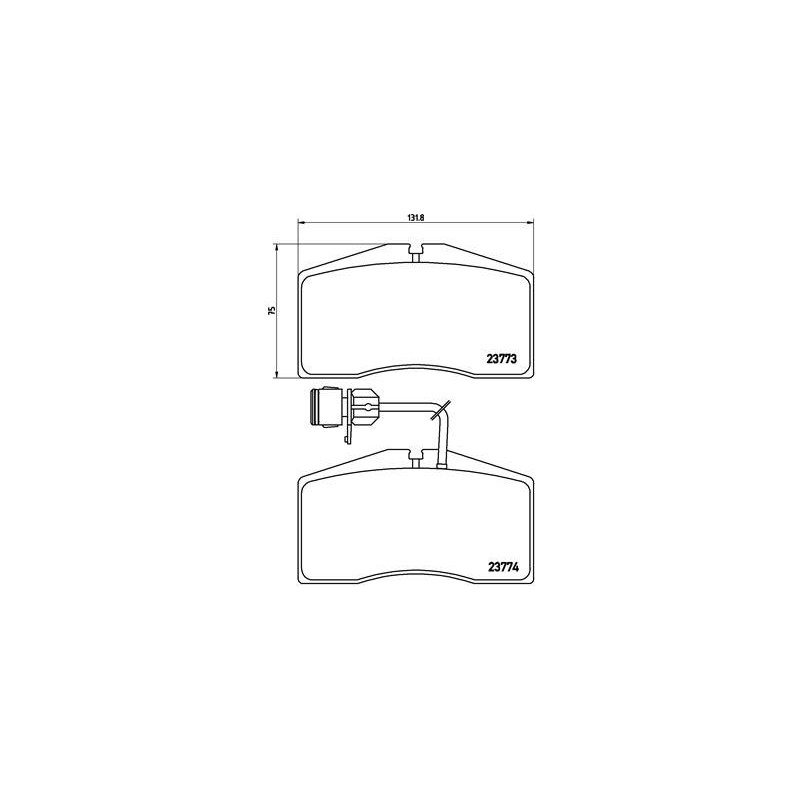 BREMBO P 85 053 Plaquettes de frein avant pour Audi A8