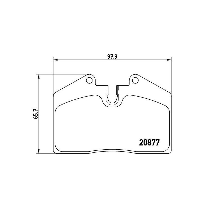 BREMBO P 85 094 Brzdové platničky zadné pre 911 928 348 944 968 F355 Mondial 80