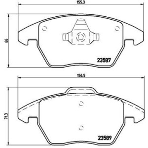 BREMBO P 85 105 Pastillas de freno delantero para Polo Golf A1 Beetle load Jetta Up!