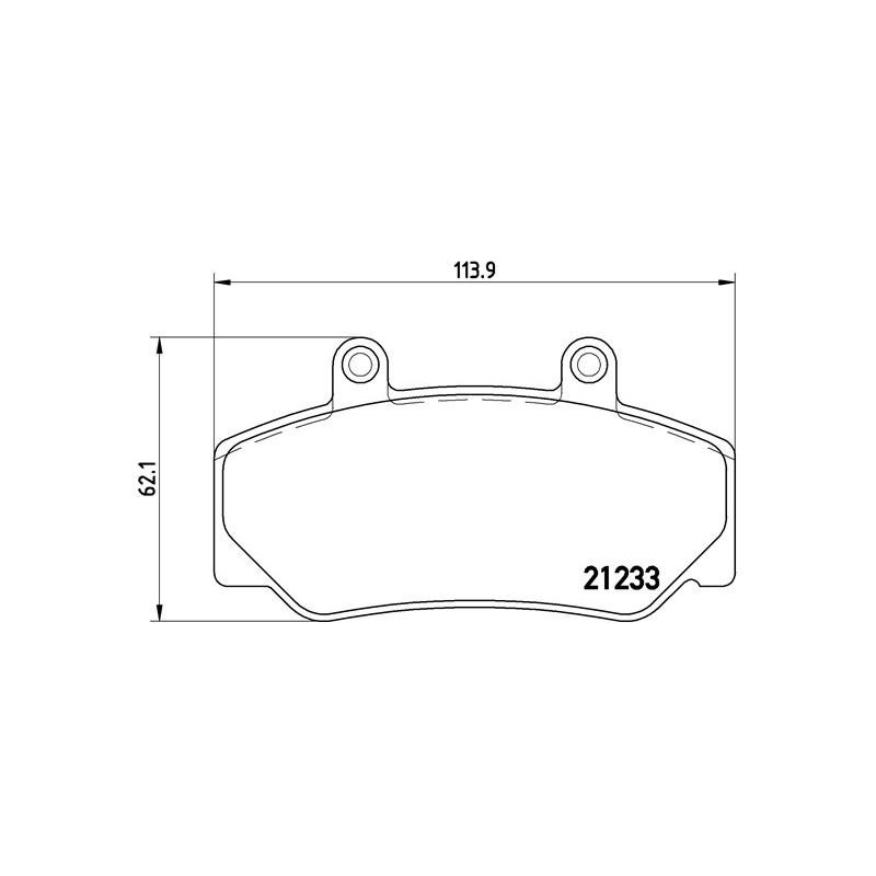 BREMBO P 86 006 Klocki hamulcowe przód dla Volvo 740 940 760 960 780