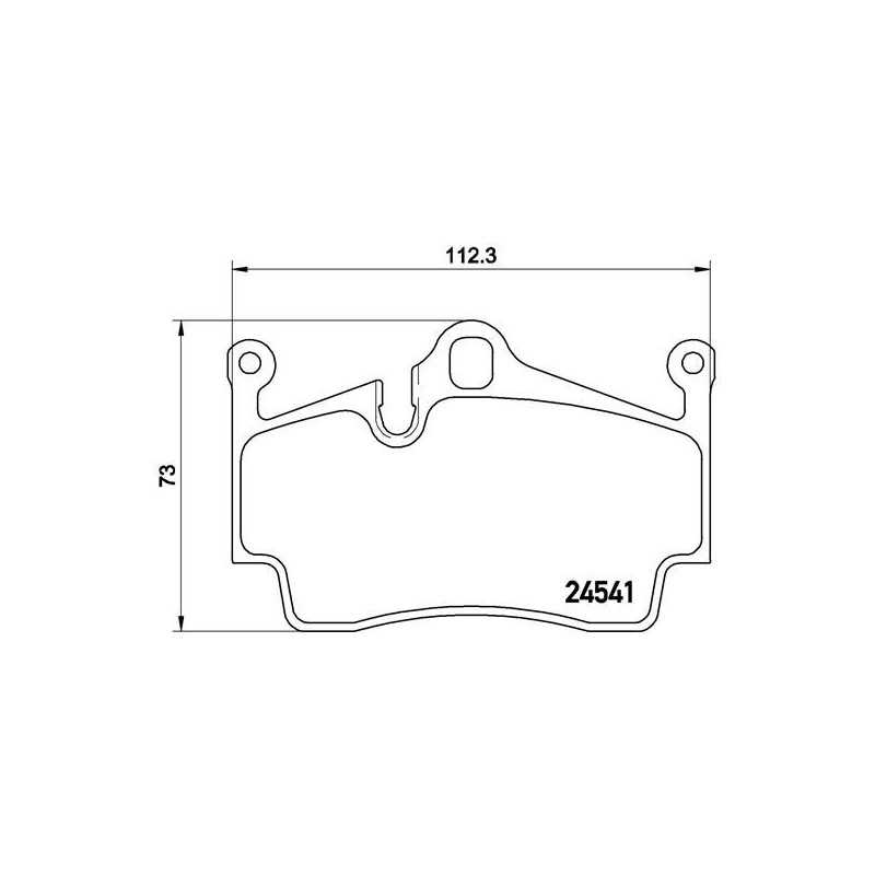 BREMBO P 65 028 Klocki hamulcowe tył dla Boxster Cayman Boxter