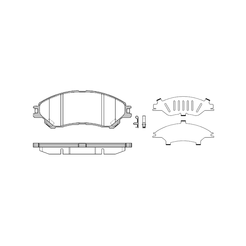Pastiglie freno Anteriore per Mercedes W205 S205 C205 A205 W213 S213 Roadhouse 21592.08