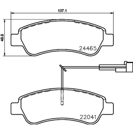 BREMBO P 61 125 Klocki hamulcowe tył dla Ducato Boxer JUMPER Movano