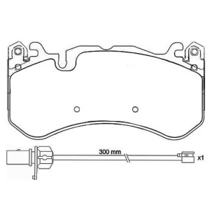 BREMBO P 50 127 Brake Pads Set Front for S GLE A6 C GLC CLS GLS A7 Q3 E GL