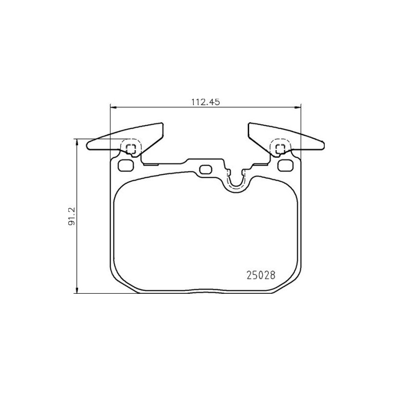 BREMBO P 06 098 Bremsbeläge Vorne für X2 1 2 i8 X1 Clubman Countryman Hatchback
