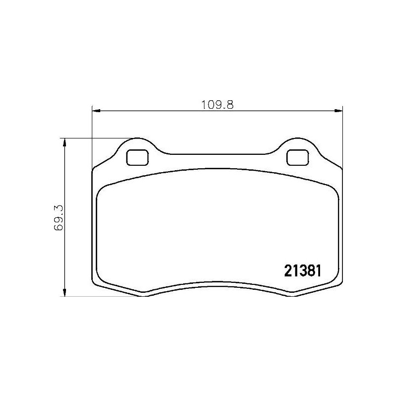 BREMBO P 36 020X Brzdové platničky predné pre DS DS3 XK 208 XJ S-Type DAIMLER Ibiza S60 V70