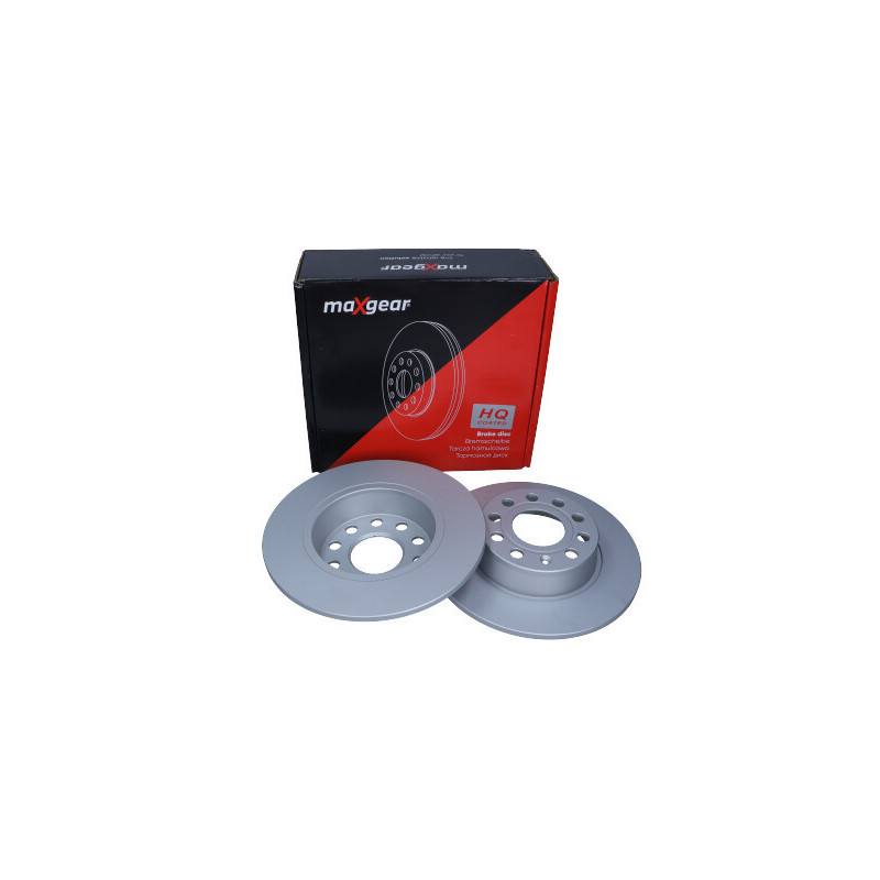 MAXGEAR 19-2018MAX Disque de frein arrière pour A3 Leon Octavia Altea A1 Q2 TT Ateca Karoq