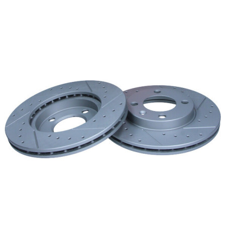 MAXGEAR 19-0755SPORT Bremsscheibe Vorne für Polo Golf Cordoba Ibiza Passat Jetta 80 Coupe Scirocco