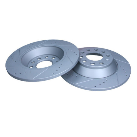 MAXGEAR 19-1228SPORT Brzdový kotúč zadný pre Audi A6