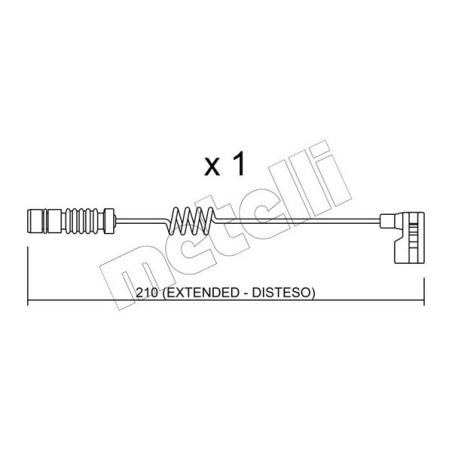 QUICK BRAKE WS 0157 A Bremsbelagverschleißsensor für