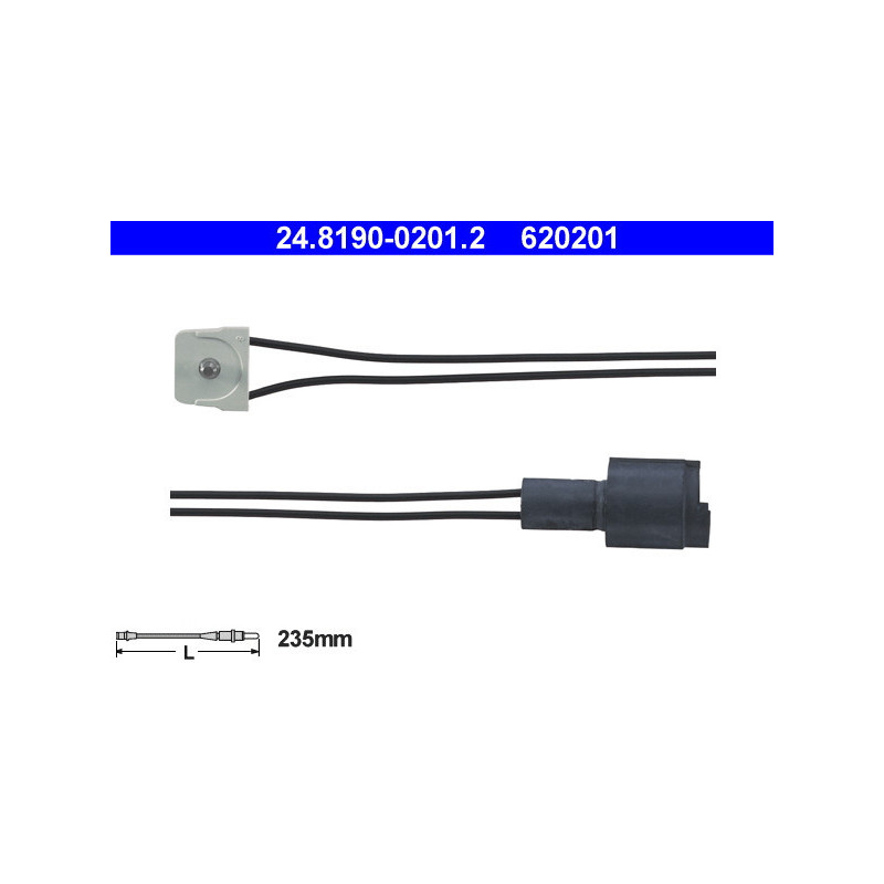 ATE 24.8190-0201.2 Sensor desgaste pastillas freno para BMW 3 Z1