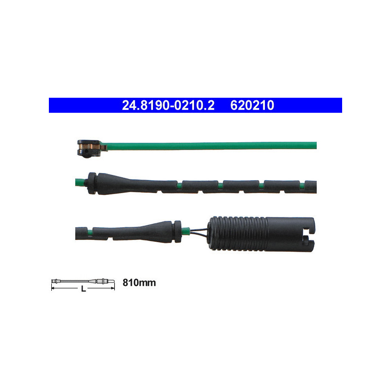 ATE 24.8190-0210.2 Témoin d'usure de plaquette de frein pour BMW 3 Z3