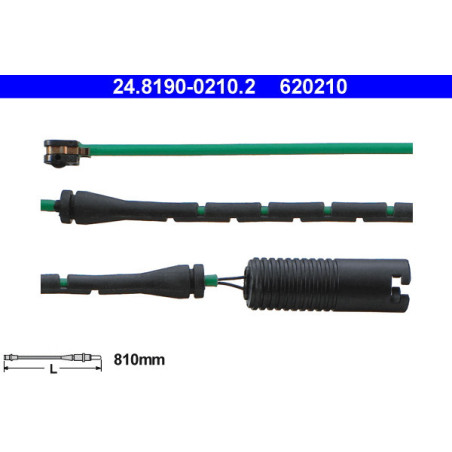 ATE 24.8190-0210.2 Brake Pad Wear Sensor for BMW 3 Z3