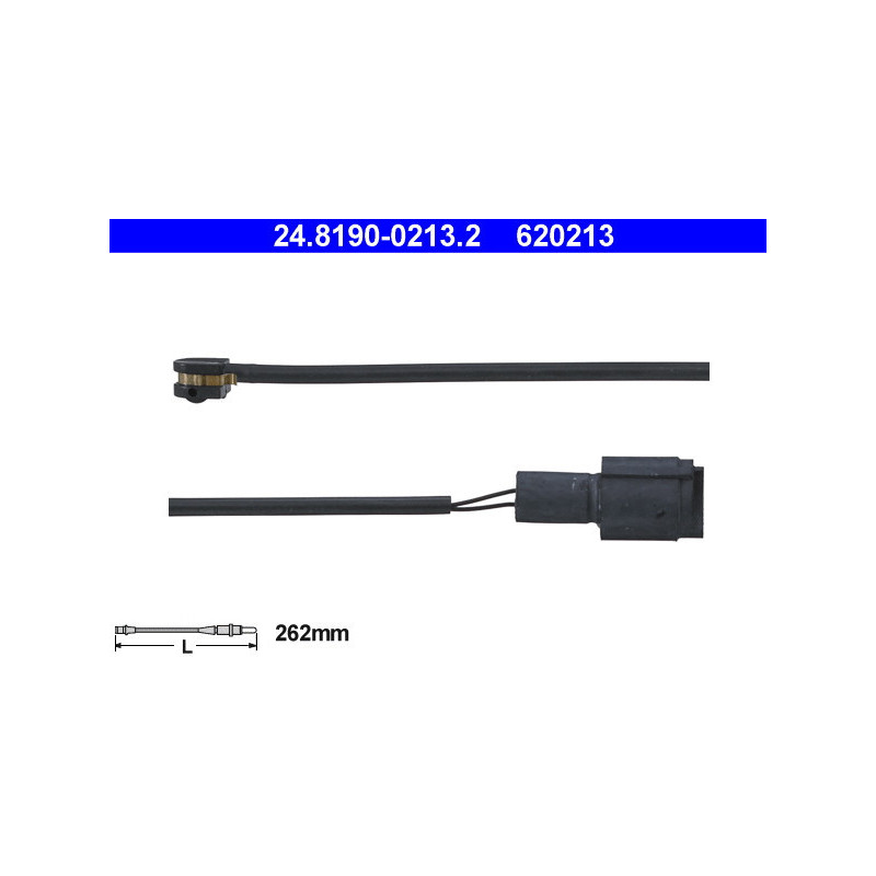 ATE 24.8190-0213.2 Témoin d'usure de plaquette de frein pour BMW 3 5 6 Z1