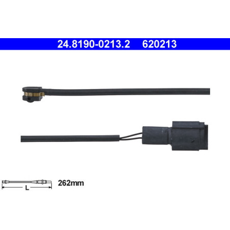 ATE 24.8190-0213.2 Brake Pad Wear Sensor for BMW 3 5 6 Z1