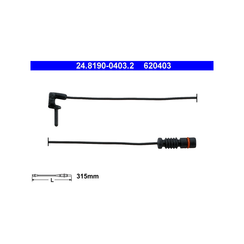 ATE 24.8190-0403.2 Bremsbelagverschleißsensor für
