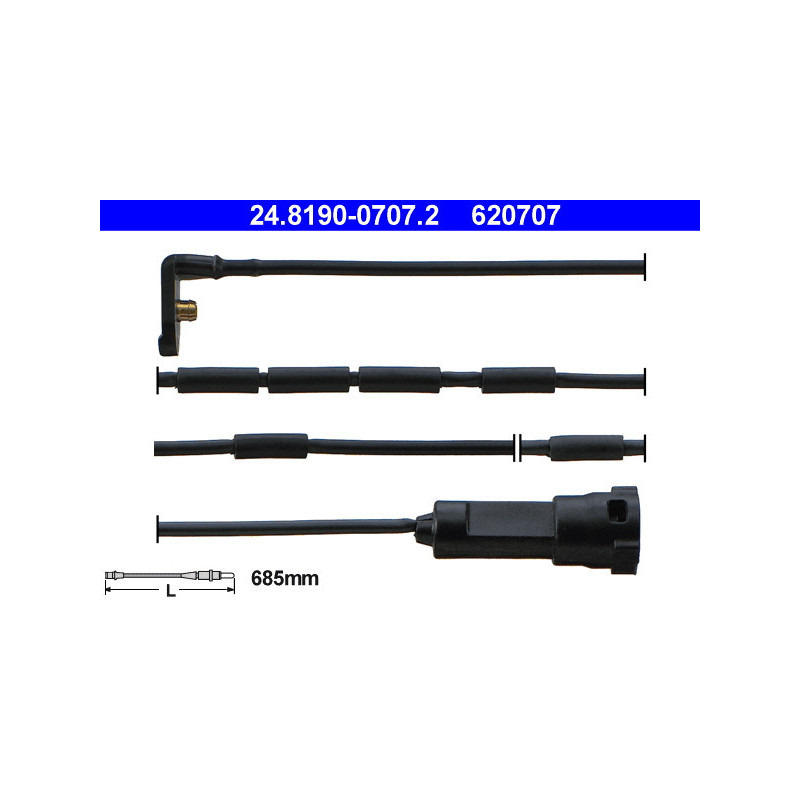 ATE 24.8190-0707.2 Bremsbelagverschleißsensor für Astra Vectra Cavalier Calibra Astravan
