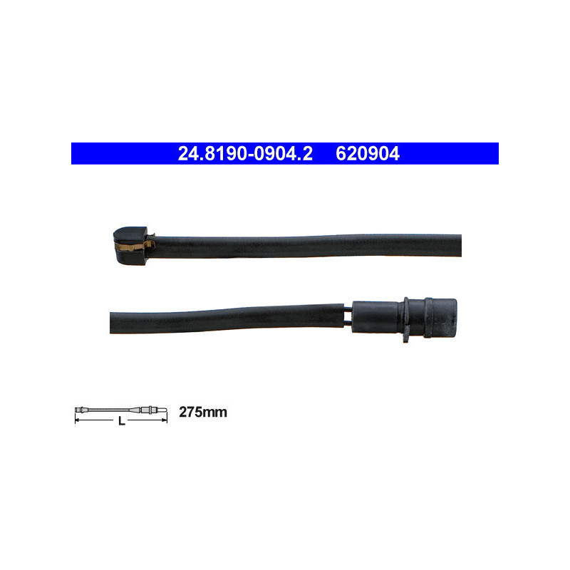 ATE 24.8190-0904.2 Sensor desgaste pastillas freno para Porsche 911 944