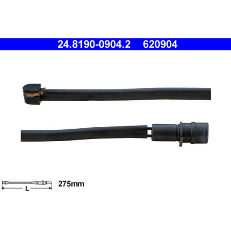 ATE 24.8190-0904.2 Sensor desgaste pastillas freno para Porsche 911 944