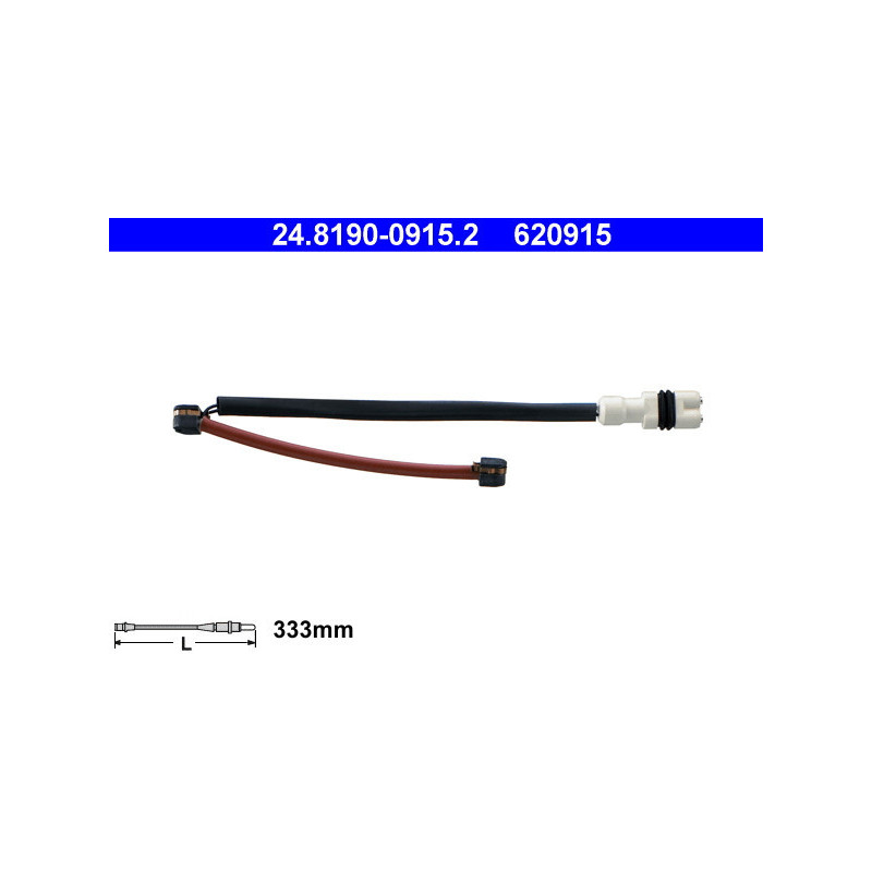 ATE 24.8190-0915.2 Bremsbelagverschleißsensor für Porsche 928