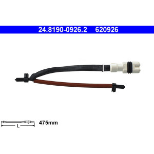 ATE 24.8190-0926.2 Sensor desgaste pastillas freno para Porsche 911