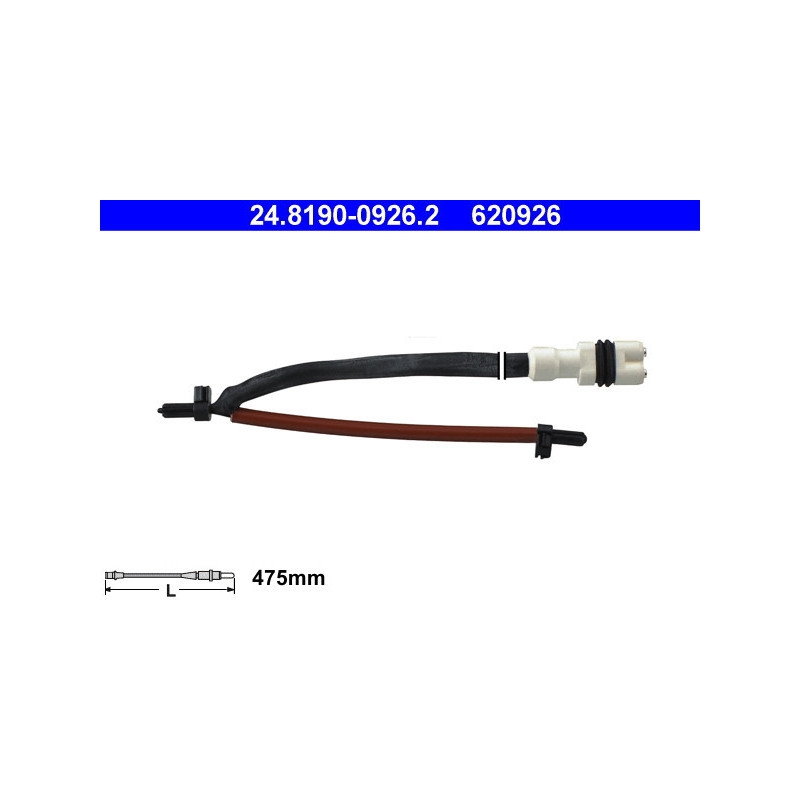 ATE 24.8190-0926.2 Sensor desgaste pastillas freno para Porsche 911