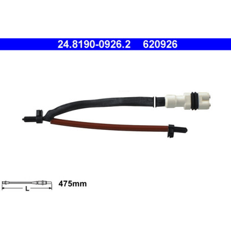 ATE 24.8190-0926.2 Bremsbelagverschleißsensor für Porsche 911
