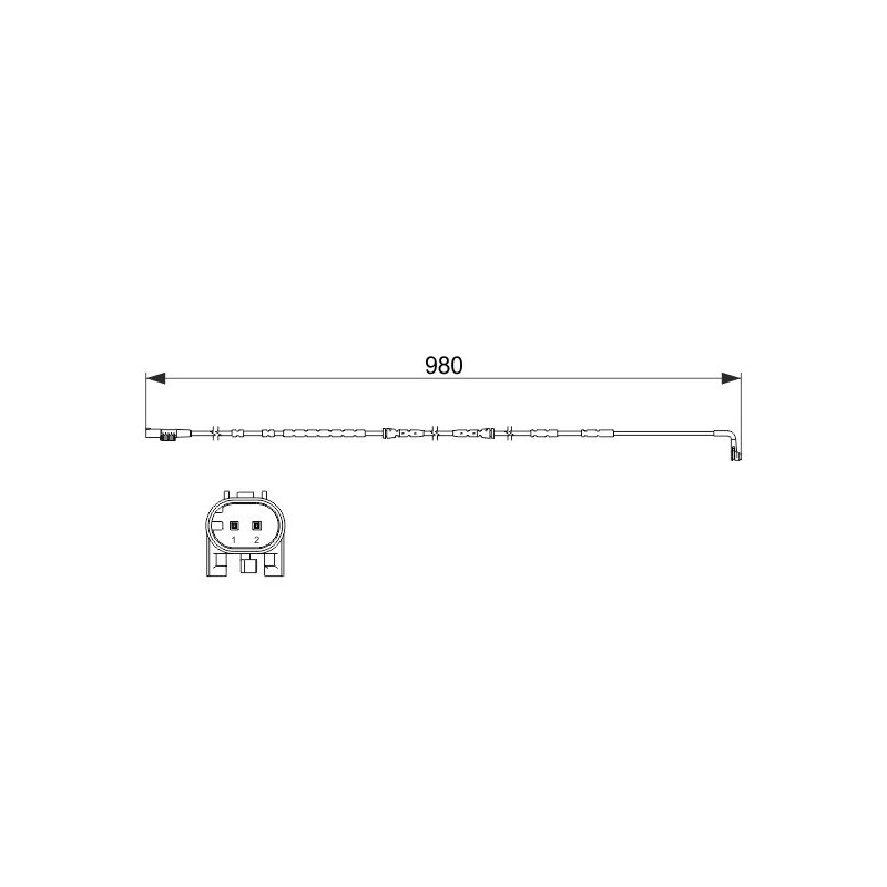 BOSCH 1 987 473 502 Brake Pad Wear Sensor for