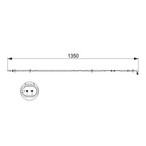 BREMBO A 00 529 Témoin d'usure de plaquette de frein pour