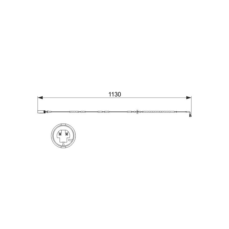 FEBI BILSTEIN 170747 Bremsbelagverschleißsensor für