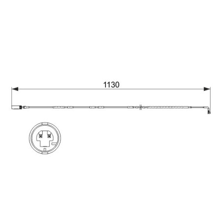 FEBI BILSTEIN 170747 Témoin d'usure de plaquette de frein pour