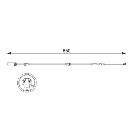 BREMBO A 00 312 Bremsbelagverschleißsensor für