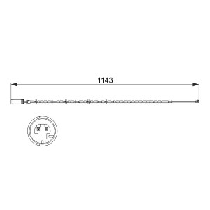 BREMBO A 00 309 Témoin d'usure de plaquette de frein pour