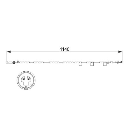 BOSCH 1 987 473 525 Brake Pad Wear Sensor for