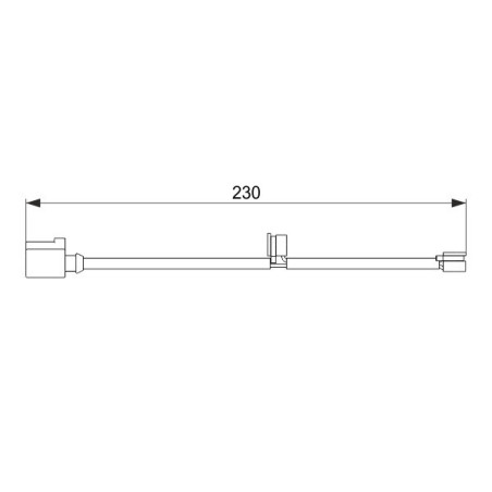 BREMBO A 00 340 Snímač opotřebení brzdových destiček pro
