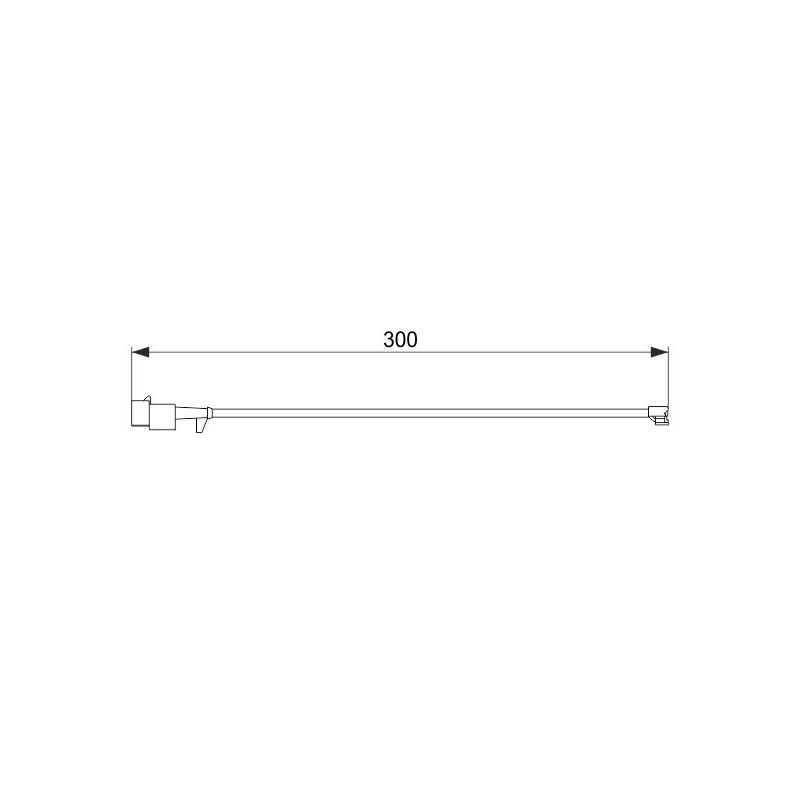 FEBI BILSTEIN 106207 Sensor desgaste pastillas freno para