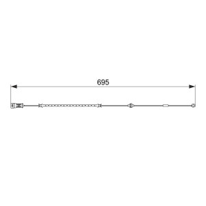 ATE 24.8190-0201.2 Bremsbelagverschleißsensor für