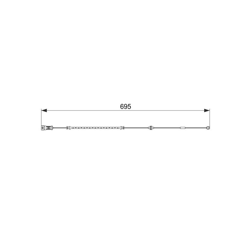 ATE 24.8190-0201.2 Sensore usura pastiglie freni per