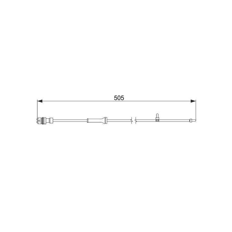 BOSCH 1 987 474 592 Brake Pad Wear Sensor for