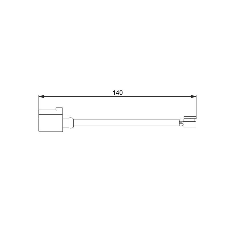 BOSCH 1 987 473 508 Bremsbelagverschleißsensor für