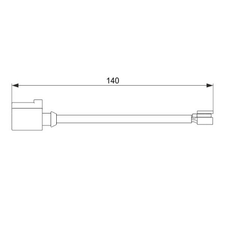 BOSCH 1 987 473 508 Bremsbelagverschleißsensor für