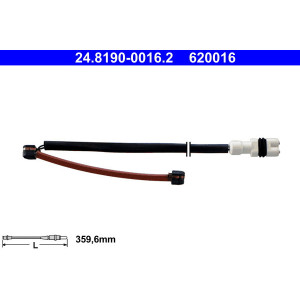 ATE 24.8190-0016.2 Témoin d'usure de plaquette de frein pour Porsche 911