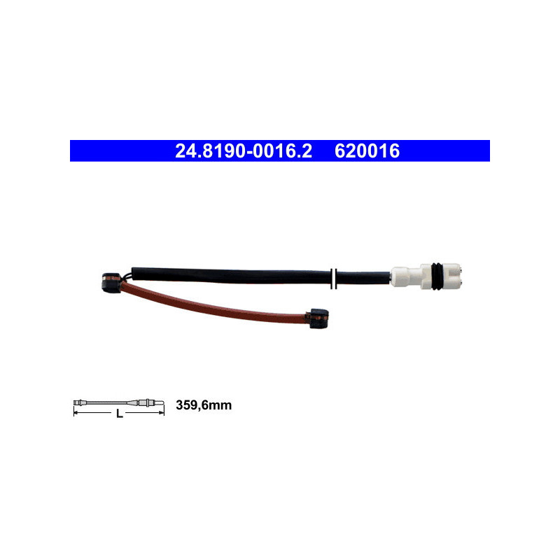 ATE 24.8190-0016.2 Brake Pad Wear Sensor for Porsche 911