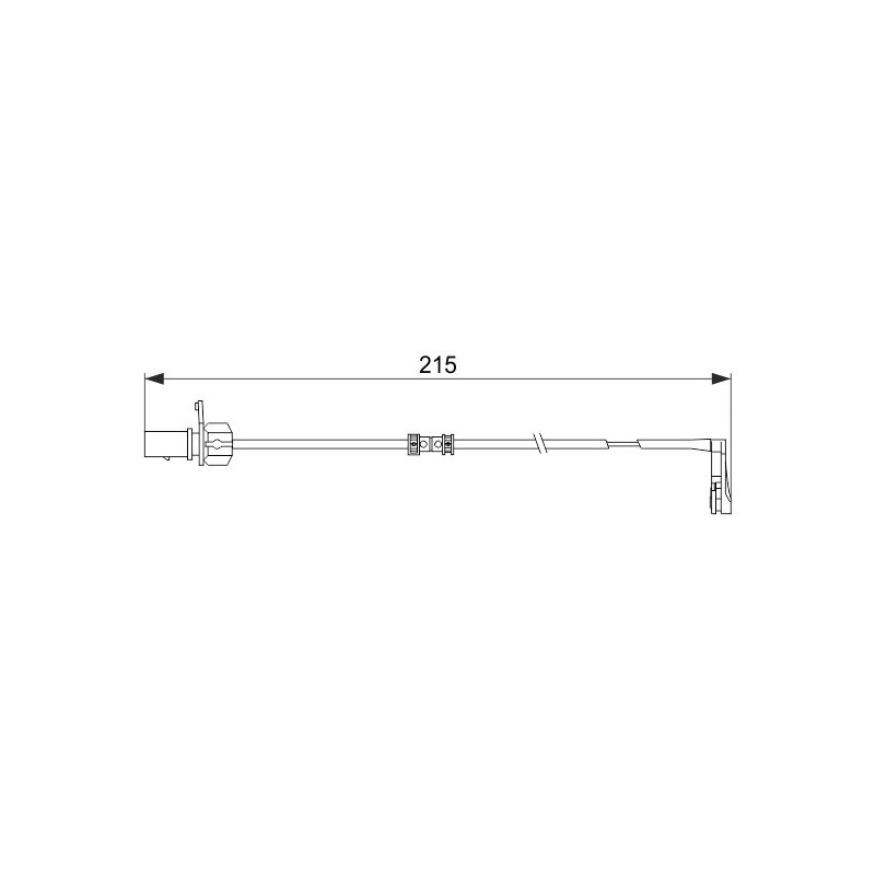 A.B.S. 39670 Sensor desgaste pastillas freno para