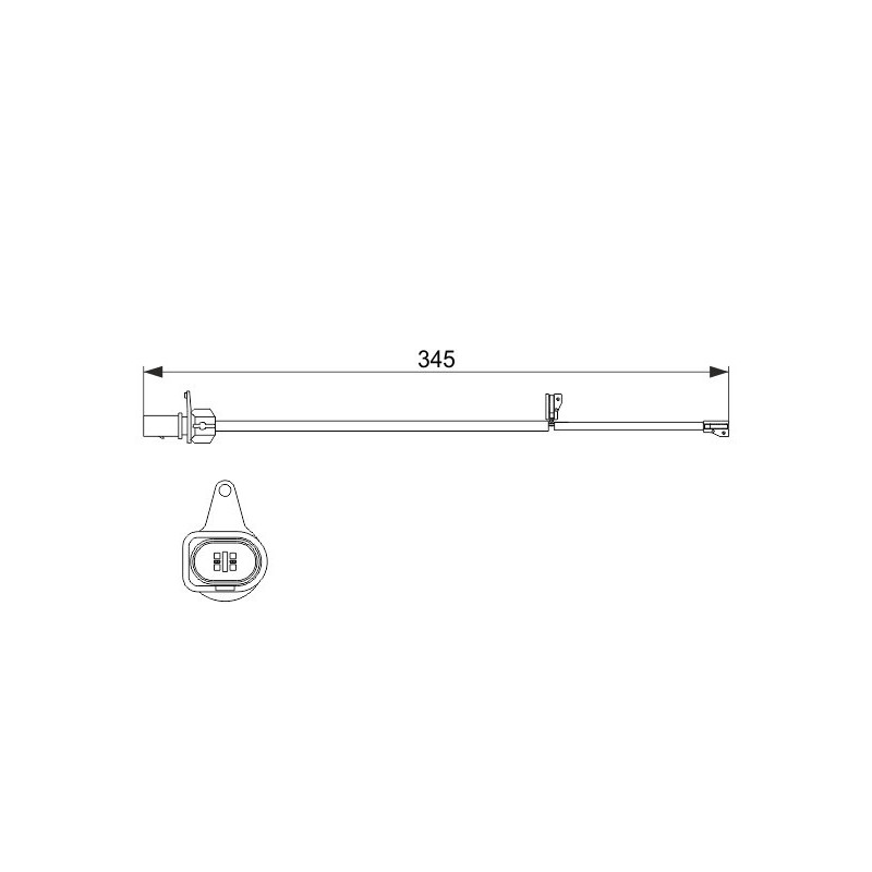 A.B.S. 39676 Sensore usura pastiglie freni per