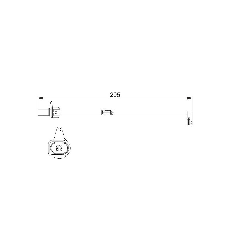A.B.S. 39677 Sensor desgaste pastillas freno para