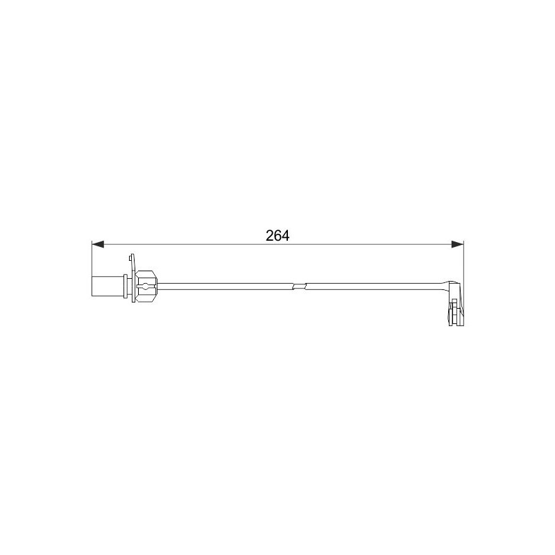 A.B.S. 39681 Bremsbelagverschleißsensor für
