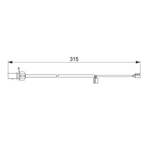 A.B.S. 39682 Sensore usura pastiglie freni per