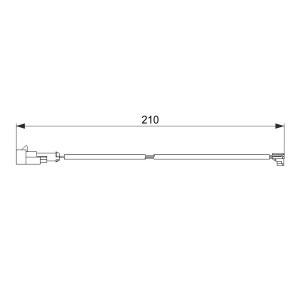 A.B.S. 39684 Témoin d'usure de plaquette de frein pour